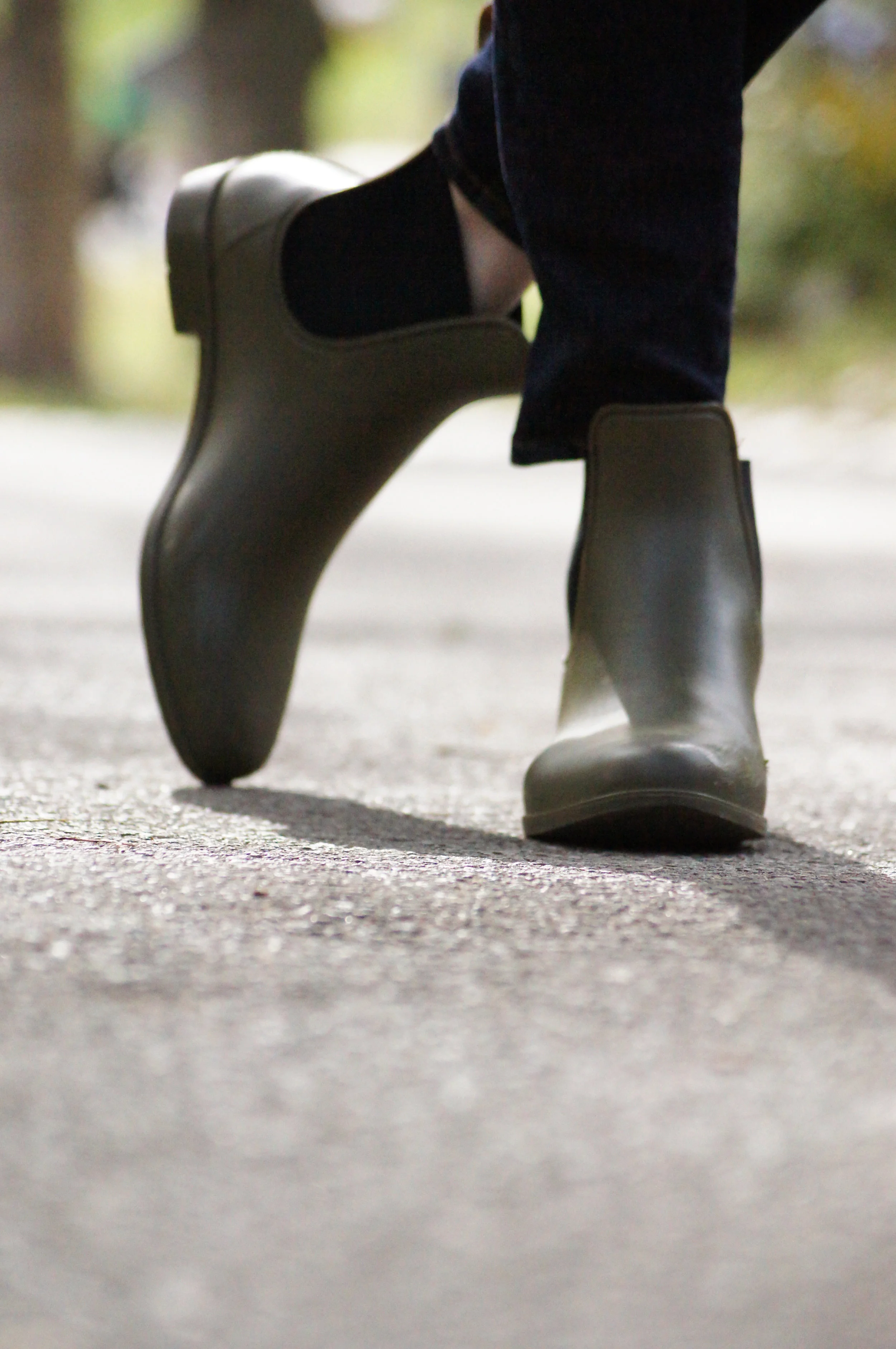 J crew shop ankle rain boots